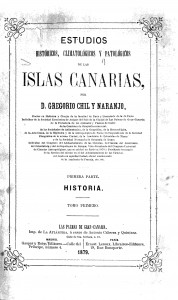 Estudios historicos, climatológicos y patológicos de las Islas Canarias