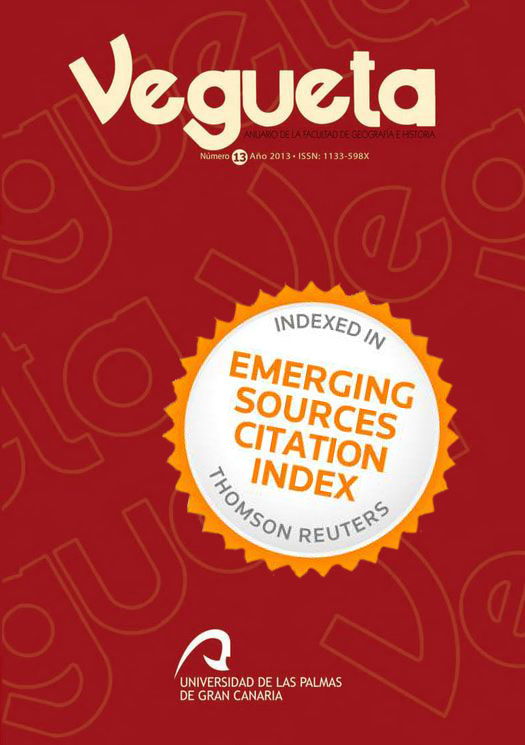 Vegueta, incluida en Emerging Sources Citation Index