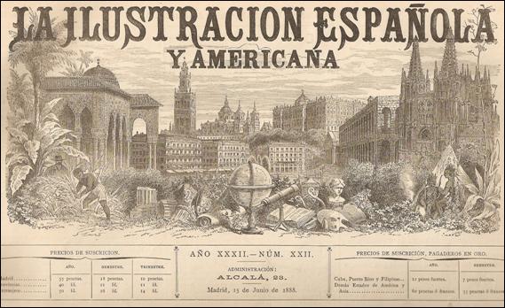 Portada de la Revista La llustración Española y Americana