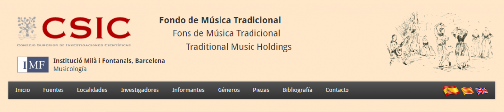 Portal digital del Fondo de musical Tradicional csic