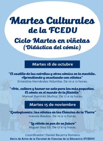Cartel del ciclo Martes en Viñetas