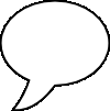 Icono bocadillo de texto de cómic