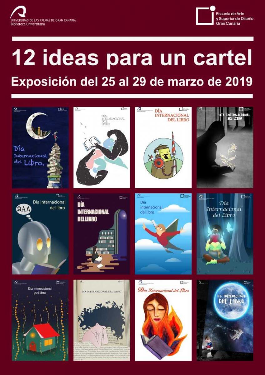Cartel 12 ideas para un cartel