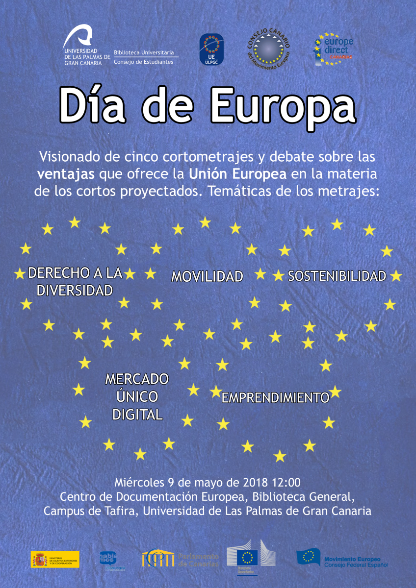 Cartel Día de Europa 2018 Cartel Día de Europa 2018