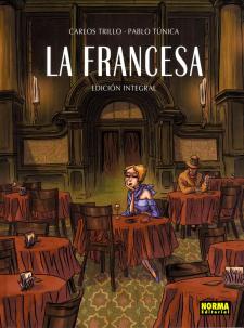 Cubierta de la novela gráfica "La francesa"