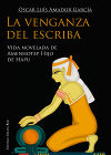 Cubierta del libro en negro con ilustración de persona del Egipto antiguo arrodillada.