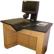 Vista de la máquina de autopréstamo