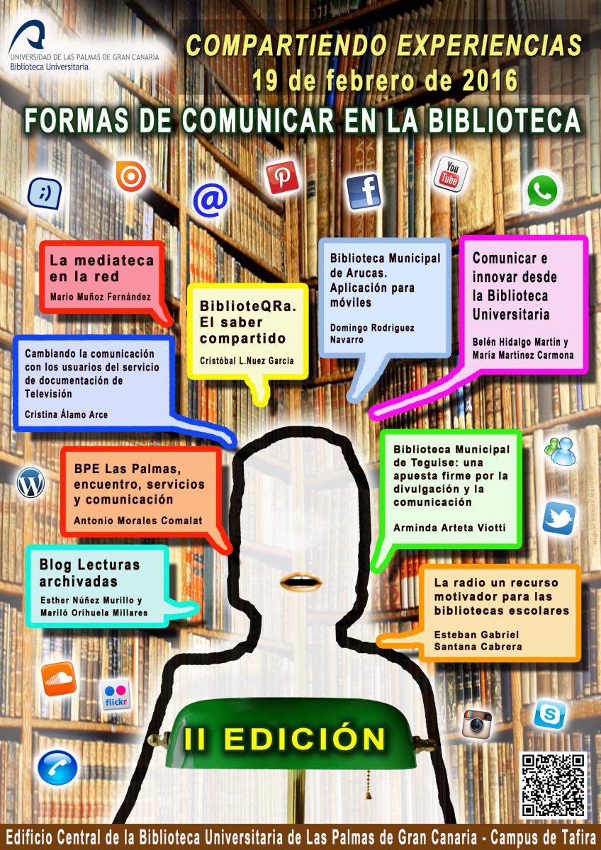 Cartel experiencias compartidas