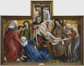 El Descendimiento (ca. 1435) del Museo del Prado