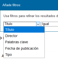 Añade filtros