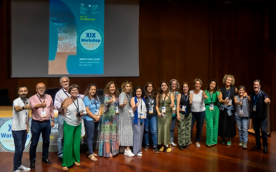 Foto del equipo organizativo de la BULPGC