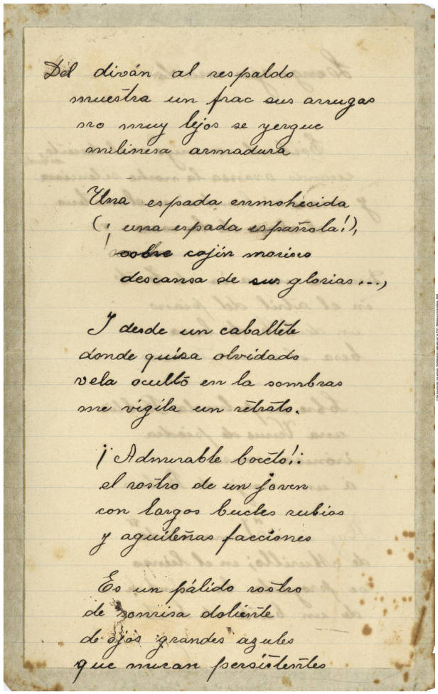 Manuscrito autógrafo de Saulo Torón