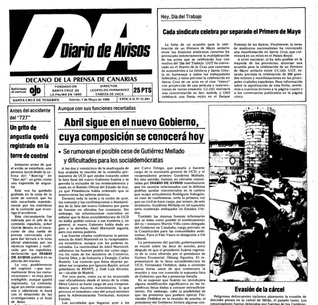 Diario de Avisos trabajo