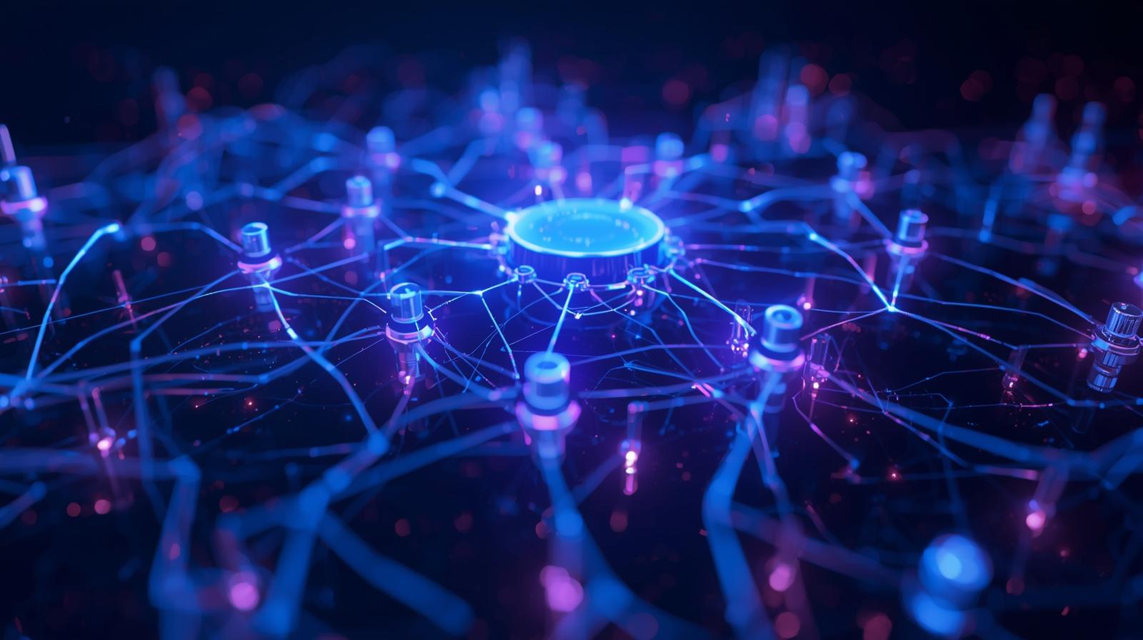 La inteligencia artificial como red de conexiones, innovación y futuro digital.