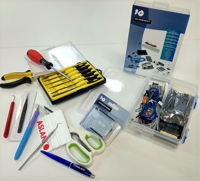 Materiales y herramientas para el Makerspace