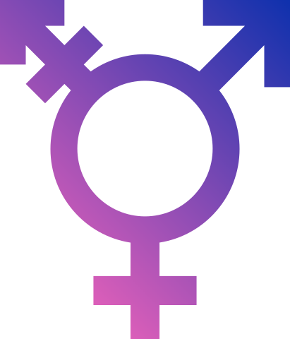 Símbolo de transgénero. De User:ParaDox – en:User:ParaDox – de:Benutzer:ParaDox - Trabajo propio, CC BY-SA 2.5, https://commons.wikimedia.org/w/index.php?curid=942651