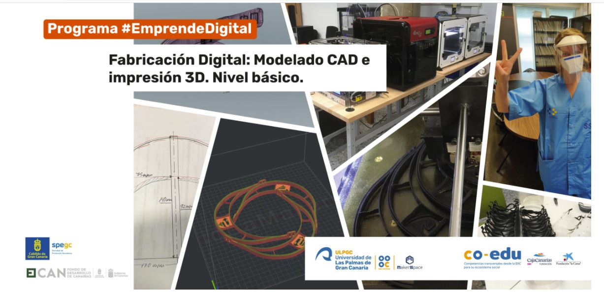 Varios modelos de impresoras 3D y piezas fabricadas 